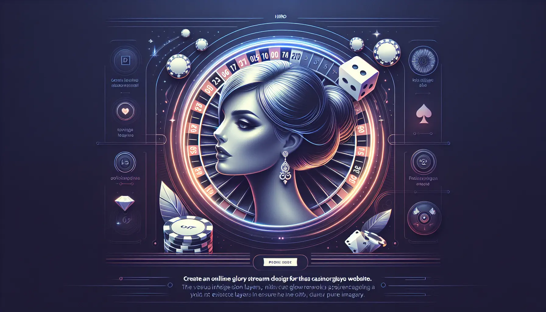 Glorion Casino hero background featuring premium gaming atmosphere